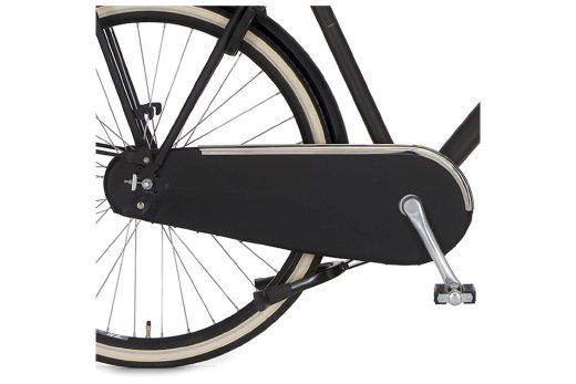 Chain guard 28 lacquer cloth matte black